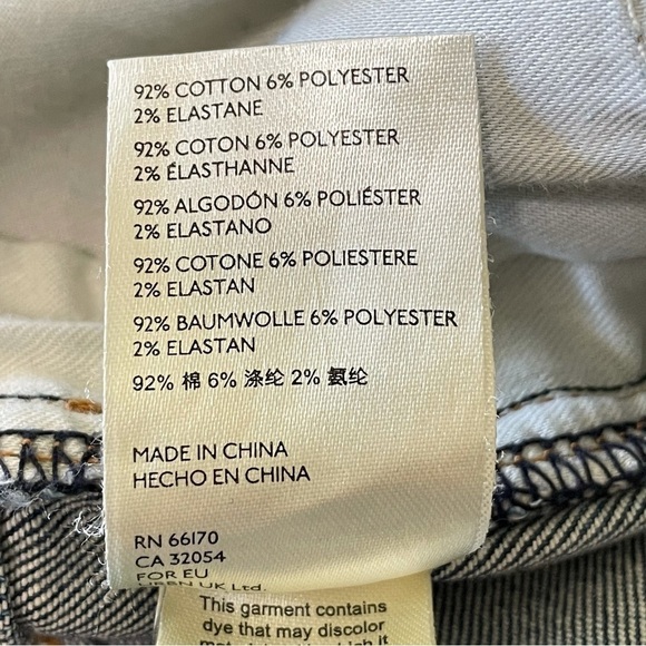 Anthropologie Pilcro High Rise Cigarette Slim Straight Released Hem Jean 26 - Picture 15 of 15